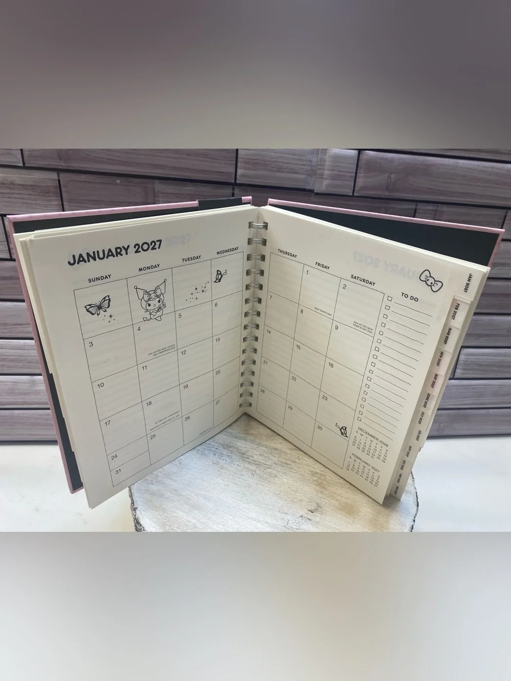 2026-2027 Kuromi ❤️17-month Monthly & Weekly Planner / Agenda New